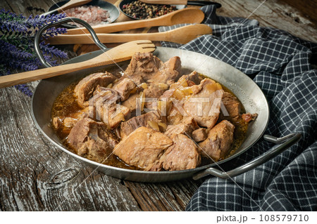 Stewed pork shoulder. Stewed pork shoulder. 108579710