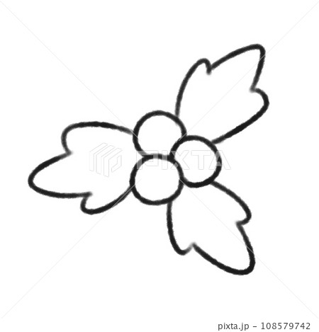 Cute Christmas wreath Doodle element, Festival signs and symbols, Hand drawn in doodle style Cute Christmas wreath Doodle element, Festival signs and symbols, Hand drawn in doodle style 108579742