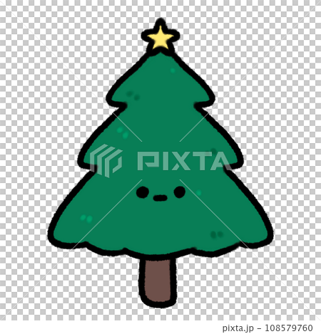 Cute Christmas tree Doodle element, Festival signs and symbols, Hand drawn in doodle style Cute Christmas tree Doodle element, Festival signs and symbols, Hand drawn in doodle style 108579760