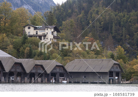 View of Berchtesgaden National Park, Berchtesgaden Alps, Berchtesgadener Land, Bavaria, Germany, Europe 108581739