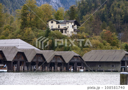 View of Berchtesgaden National Park, Berchtesgaden Alps, Berchtesgadener Land, Bavaria, Germany, Europe 108581740