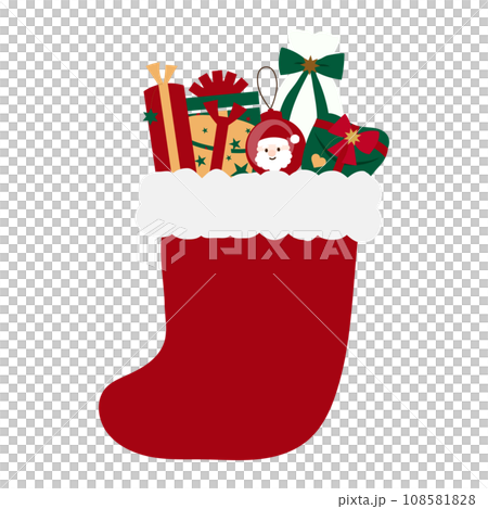 クリスマス　靴下　イラスト 108581828