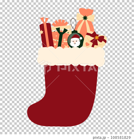 クリスマス 靴下 イラスト クリスマス 靴下 イラスト 108581829