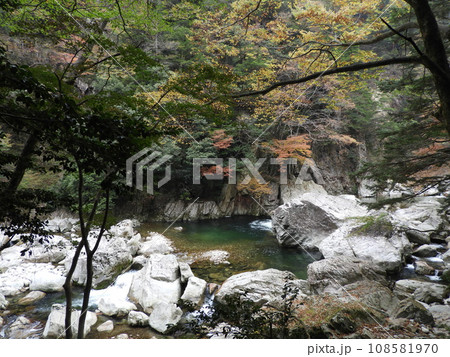 三段峡の美しい風景　11月 108581970