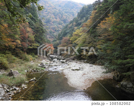 三段峡の美しい風景　11月 108582002