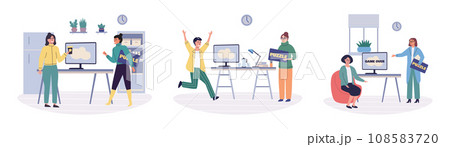 Play puzzle vector illustration. Enjoy gaming experience and have fun with friends The play puzzle concept emphasizes importance enjoying process Finding solution to puzzle brings sense accomplishment 108583720