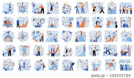 Start up vector illustration. Developing solid strategy is crucial for success any business plan Setting clear goals is essential for measuring success and achieving victory The start up metaphor Start up vector illustration. Developing solid strategy is crucial for success any business plan Setting clear goals is essential for measuring success and achieving victory The start up metaphor 108583784