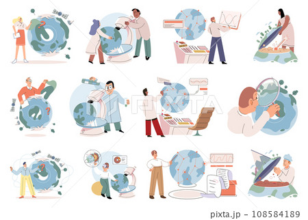 Science. Vector illustration. Education plays vital role in fostering scientific knowledge and understanding Scientific discoveries contribute to advancements in various fields study The pursuit Science. Vector illustration. Education plays vital role in fostering scientific knowledge and understanding Scientific discoveries contribute to advancements in various fields study The pursuit 108584189