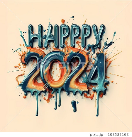 Innovative New Year Typography Design for 2024: A Creative Approach Innovative New Year Typography Design for 2024: A Creative Approach 108585168