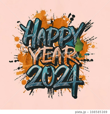 Innovative New Year Typography Design for 2024: A Creative Approach Innovative New Year Typography Design for 2024: A Creative Approach 108585169