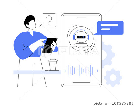 Customer support solutions abstract concept vector illustration. 108585889