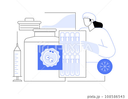 Embryo banking abstract concept vector illustration. Embryo banking abstract concept vector illustration. 108586543
