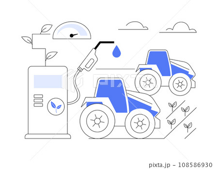 Biofuel abstract concept vector illustration. Biofuel abstract concept vector illustration. 108586930