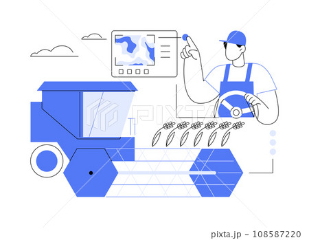 Yield monitoring isolated cartoon vector illustrations. Yield monitoring isolated cartoon vector illustrations. 108587220