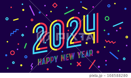 2024. Happy New Year 108588280
