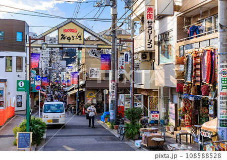 東京　台東区　谷中にある 谷中銀座（商店街） 108588528
