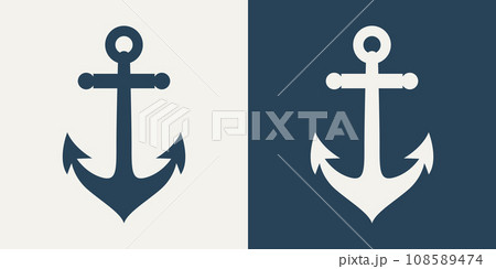 Vector Anchors. Anchor Silhouette Icon Set. Anchor with Outline. Anchor Design Template. Vector Illustration Vector Anchors. Anchor Silhouette Icon Set. Anchor with Outline. Anchor Design Template. Vector Illustration 108589474