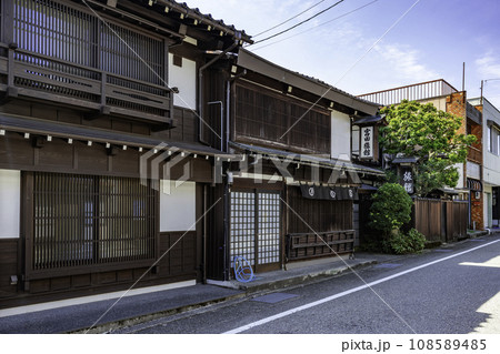 越中八尾 西町の町並み 宮田旅館 富山県富山市 越中八尾 西町の町並み 宮田旅館 富山県富山市 108589485