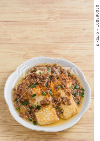 トウフステーキの挽き肉あんかけ 108590030
