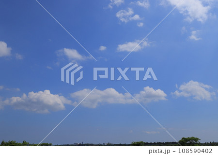 青い空と白い雲 青い空と白い雲 108590402