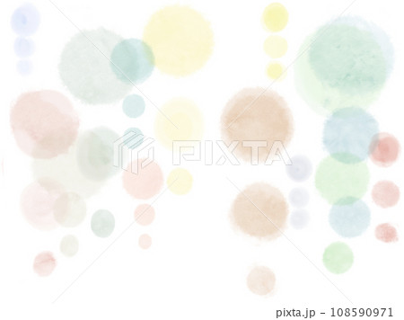 カラフル連なるドット カラフル連なるドット 108590971