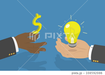 3D Isometric Flat Vector Illustration of Sponsorship 108592086
