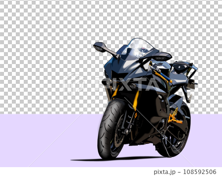 黒いバイク 108592506