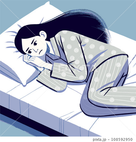 眠れない女性 108592950