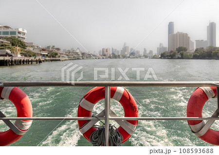 Problem air pollution at hazardous levels with PM 2.5 dust, smog or haze, low visibility in Bangkok city ,Thailand Problem air pollution at hazardous levels with PM 2.5 dust, smog or haze, low visibility in Bangkok city ,Thailand 108593688