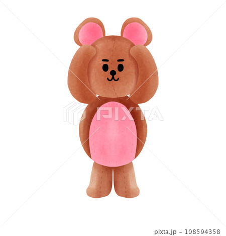 Bear and rabbit Chinese new year Bear and rabbit Chinese new year 108594358