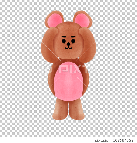 Bear and rabbit Chinese new year Bear and rabbit Chinese new year 108594358