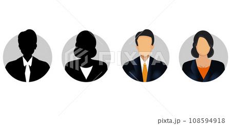 Portrays a man and a woman portrait. Portrays a man and a woman portrait. 108594918