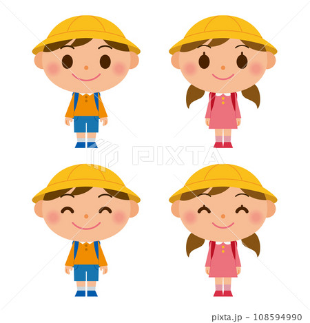 小学生 男子と女子 108594990