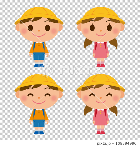 小学生 男子と女子 108594990