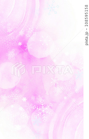 きらめく雪の背景素材　バックグラウンド 108595158