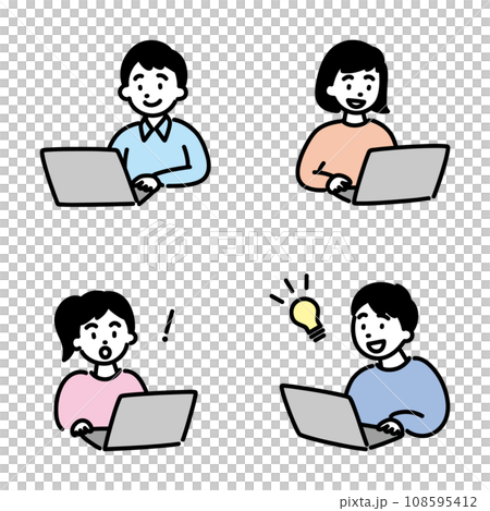 適合使用電腦的兒童 B 108595412