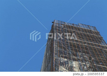 Construction of a building using in New York City 108595537