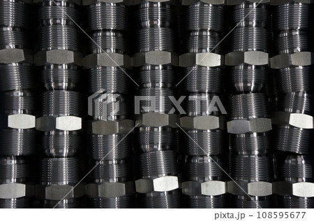 Many Nipple Adapter fitting used to connect for hydraulic Many Nipple Adapter fitting used to connect for hydraulic 108595677