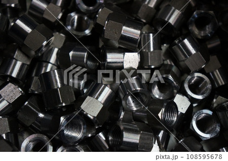 Many Nipple Adapter fitting used to connect for hydraulic Many Nipple Adapter fitting used to connect for hydraulic 108595678