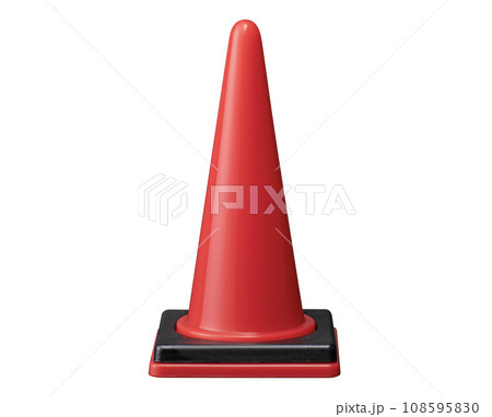 赤いパイロン 108595830