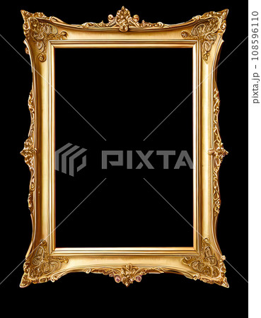 ゴージャスな金のフレームのイラスト素材 [108596110] - PIXTA