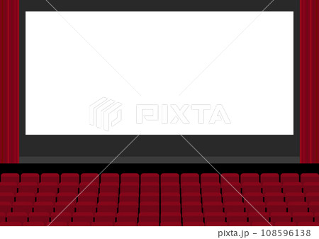 映画館のスクリーン 108596138