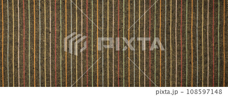 ストライプのある布地の背景テクスチャー 108597148