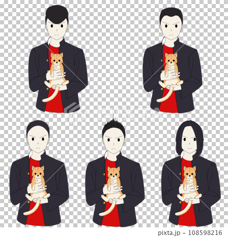 抱著貓的不良少年 108598216