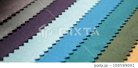 fabric color samples detail closeup background fabric color samples detail closeup background 108599091
