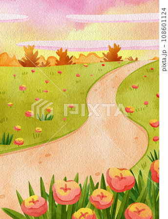 Landscape nature background 108601124