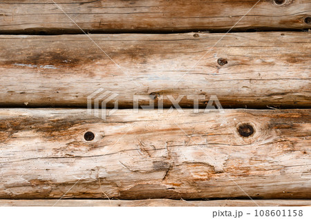 Brown wall background with horizontal timber Brown wall background with horizontal timber 108601158