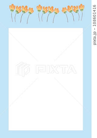 Cute paper note flowers hand drawn Cute paper note flowers hand drawn 108601416