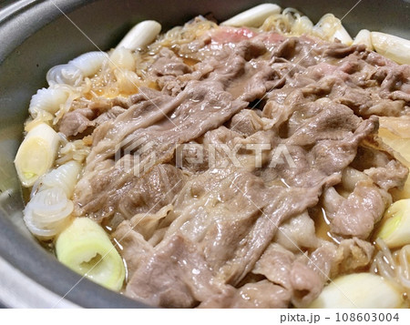 すき焼き 写真素材 すき焼き 写真素材 108603004