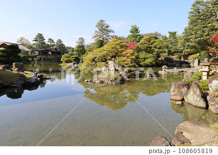 日本庭園：京都市にある桂離宮の風景 108605819